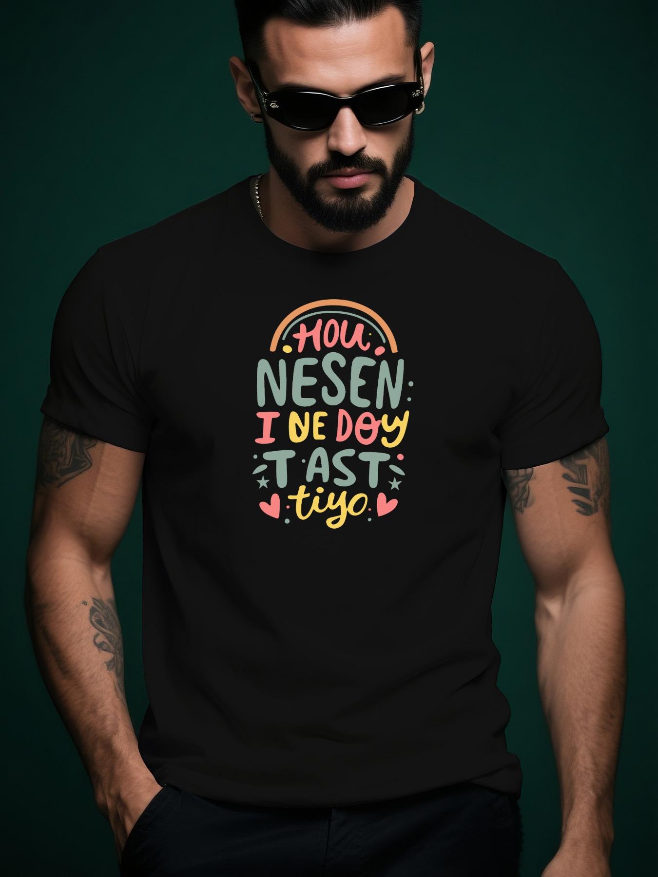 NESEN Graphic Tee - Casual Summer Crew Neck Short Sleeve ... XXL