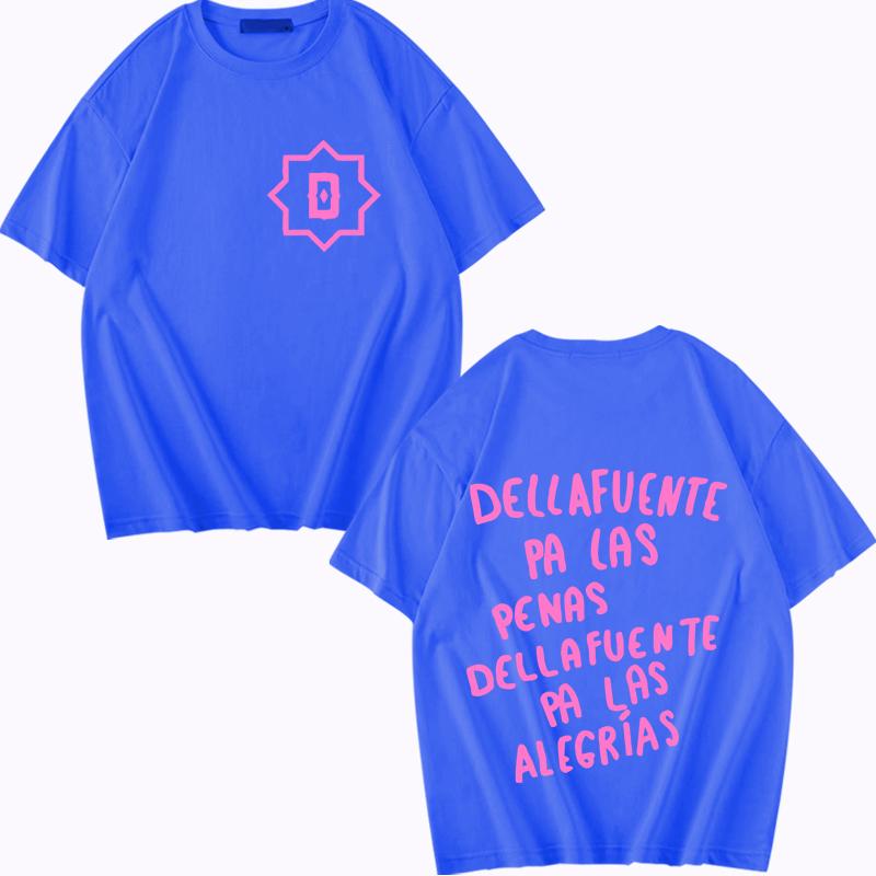 Rapper Dellafuente Pa Las Penas Dellafuente Pa Las Alegrías Graphic T Shirt men women Oversized 100% Cotton loose Unisex tops