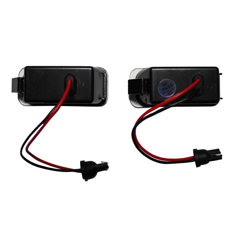 2pcs Car LED License Lamp For Ford Kuga S MAX Mondeo MK4 MK5 MK2 Fiesta JA8 For C-MAX For Galaxy WA6 For Kuga
