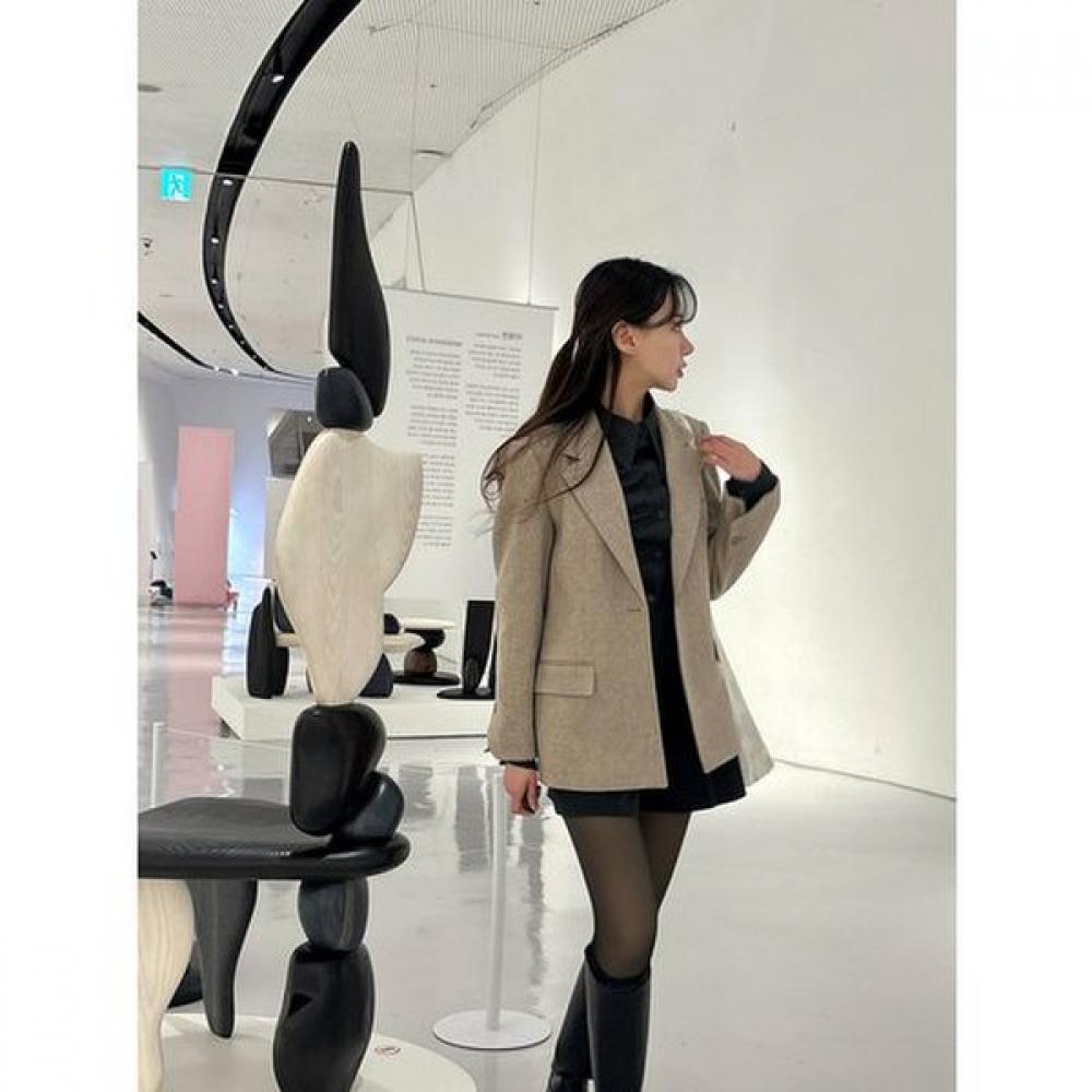 Cc Collect Tailored Single Wool Jacket C261msf006