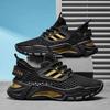 Breathable Men's Running Shoes Lightweight Mesh Vulcanized Shoes Men Summer Luxury Designer Outdoor Thick Sole Tennis Shoes