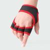 New Style Palm Protection Custom Sports Workout Fingerless Gym Gloves With Wrist Support
