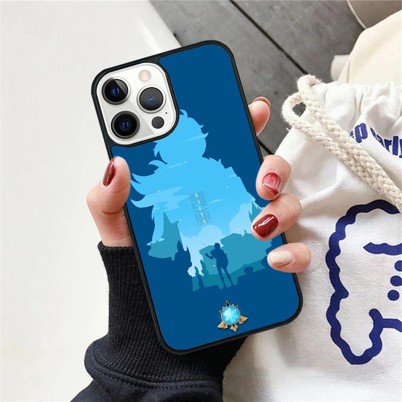 Genshin Impact Kaeya Phone Case For iPhone 17 Air 15 16 Cover 11 13 14 Pro Max 12 Plus Max Fundas