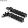 Motorcycle Knurled Modified Foot Pegs Folding Footrests Pedals For Harley Kawasaki Yamaha Suzuki Honda Ducati BMW Universal
