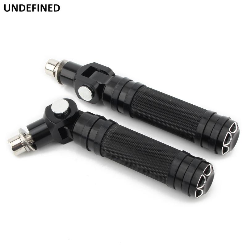 Motorcycle Knurled Modified Foot Pegs Folding Footrests Pedals For Harley Kawasaki Yamaha Suzuki Honda Ducati BMW Universal