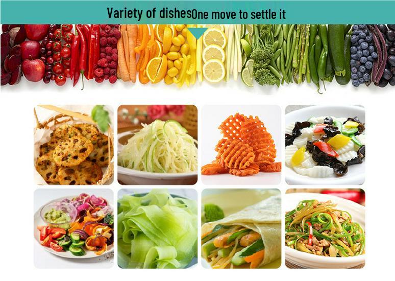 Multi-functional Vegetable Cutter & Grater: Radish & Potato Slicer/Shredder