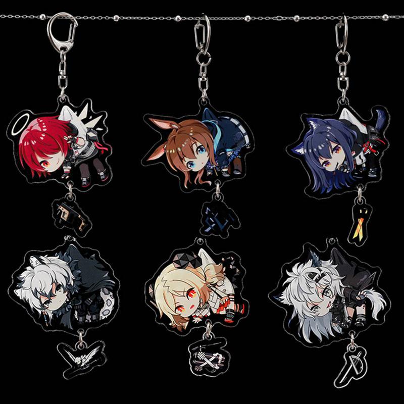 

Игра Arknights Брелок Симпатичный двусторонний лоппланд Брелок Кулон Акрил аниме Аксессуары Унисекс Для подарков