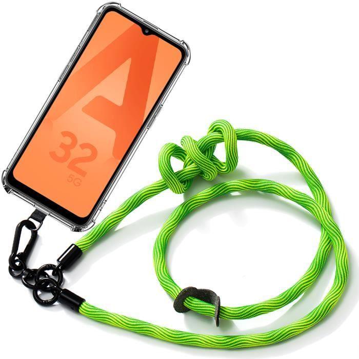 Coque - BOOLING - pour Samsung Galaxy A32 5G - Protection Antichoc - Anti-Rayures - Bandoulière Robuste