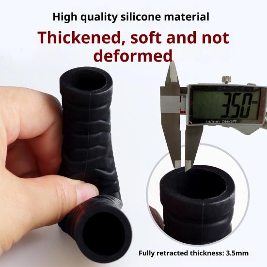 Universal Silicone Motorcycle Grip Covers Non-Slip Handlebar And Brake Lever Protectors Easy Installation Motorcycle Handlebar Tape