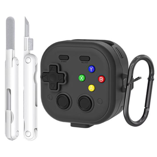 Earphone Case for Galaxy Buds 4 Pro Earbud Protective Carrying Case Funny Game Console Design Hard Shell Cover with Keychain for Boys Men