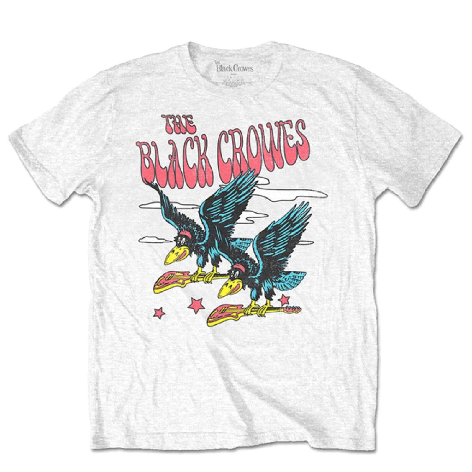 The Black Crowes Flying Crowes Men s WHITE T-shirt - NWT S
