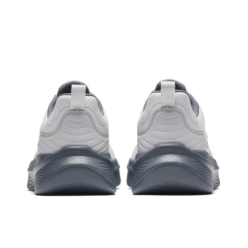 Anta Treading Commuting Versatile Shock Absorbing Wear Resistant Low Top Training Shoes Men Sneaker Chip-Gray 912537725-1