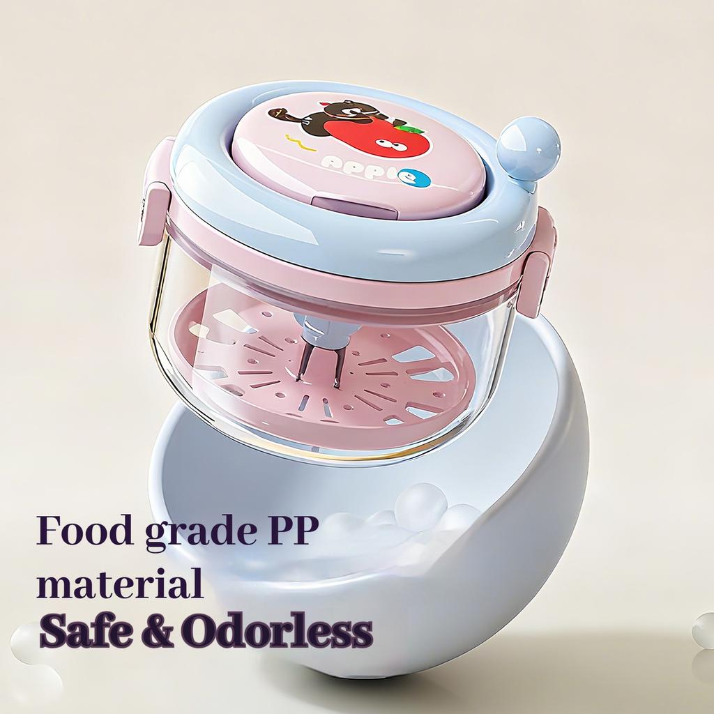 Leakproof Retainer Holder With Mirror Cute Cartoon Design Dental Case For Invisible Aligners Braces And Dentures With Cleaning T
