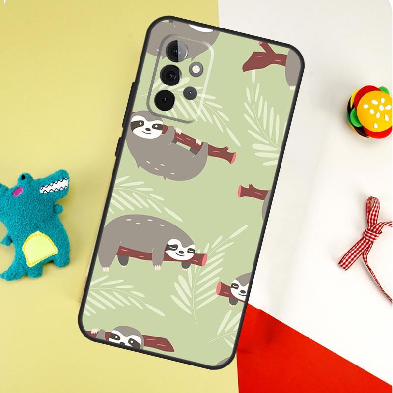 Baby Sloth For Samsung Galaxy A22 A32 A52 A54 A34 A14 A55 A35 A15 A53 A33 A13 A05 A06 A16 Phone Case
