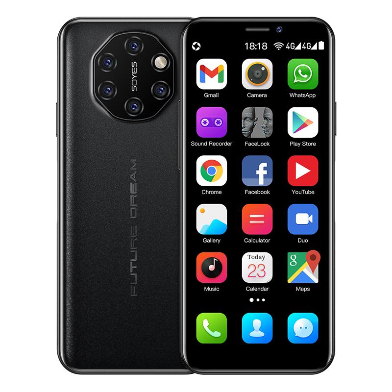 New SOYES S10I Mini Smartphone 3.5inches HD 3GB RAM 32/64GB ROM 5MP LTE 4G 2050mAh Portable Face/Fingerprint Unlocked Android Pocket Mobile Phone