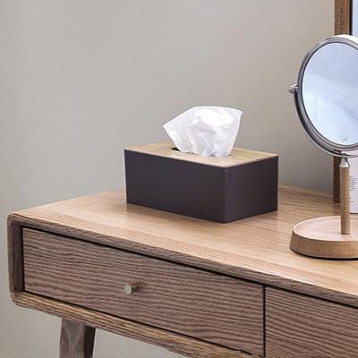1 Stück Holzabdeckung Taschentuchbox Kreative Multifunktionale Tischaufbewahrungsbox Hotel Toilettenpapier Aufbewahrungsbox