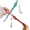 Tassels Hairpin for Women Vintage Dangling Hair Stick Combs and Sticks Nonslip Acrylic Hair Pin for Traditional Costume