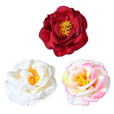 10Pcs Artificial Flower Head Small Flower Head For Wedding Flower Arrangements Sewing Craft Clothing Cake Top Decoration