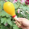 Maracas Kids Rumba Shaker Party Favor Toy PVC Hand Percussion Musical Instrument L Yellow