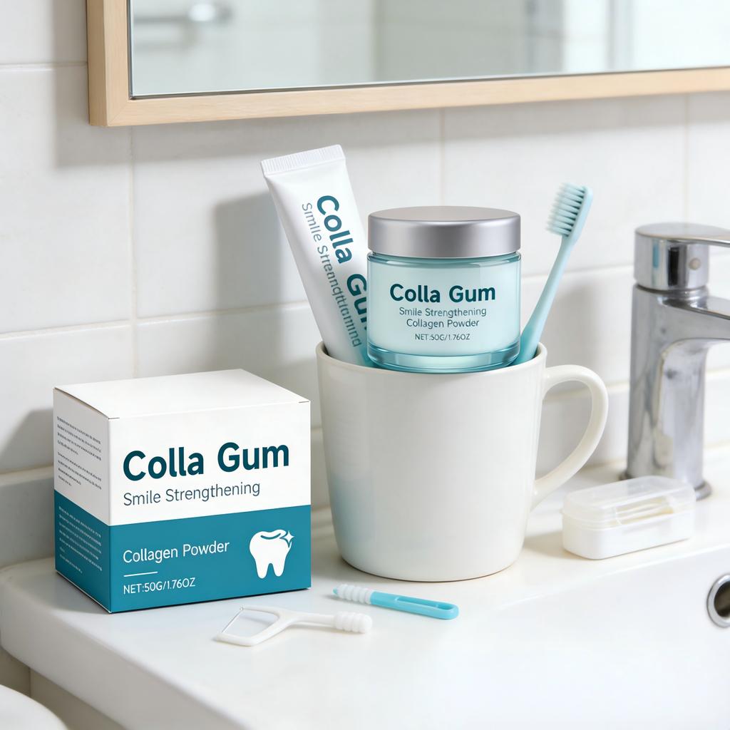 Collagen Whitening Tooth Powder for Brushing Teeth Dental Plaque Remover Fresh Breath Dental Caries Repair Oral Care Products