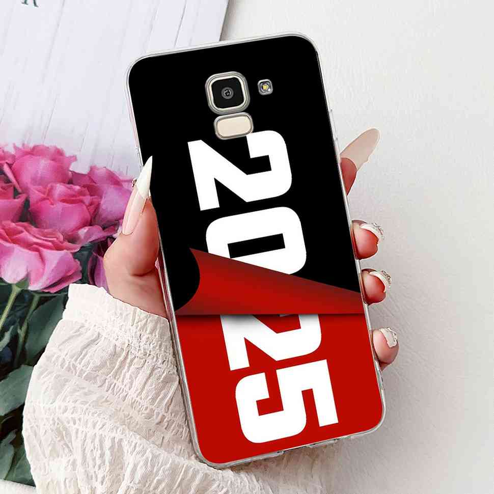 For Samsung Galaxy J6 2018 SM-J600F Case Fashion Girl New Flowers Soft Silicone TPU Cover For Samsung j6 J6 2018 Phone Shell