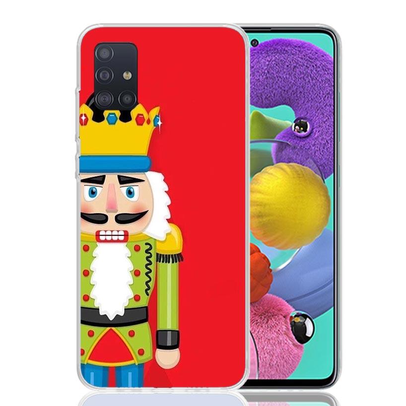 

Nutcracker King Cartoon Phone Case for Samsung Galaxy A52 A51 A50S A12 A22 A32 A72 A10S A30S A31 A71 Note 20 Ultra 10 Plus S10 G Samsung A10S
