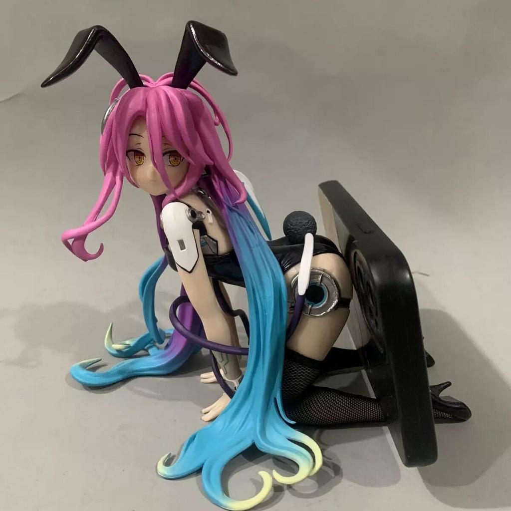 Hot Ngnl Schwi Dola Bunny Girl Version Anime Figurine Real Stockings Phone Stand Desktop Decor Model Collectible Gift For Fans