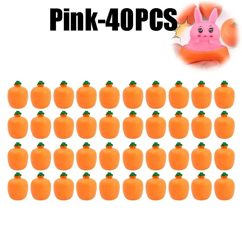 Squeeze Cup Carrot Sensory Toy for Stress Relief Funny Rabbit Shaped Fidget Toys Gifts for Anxious Adults Kids