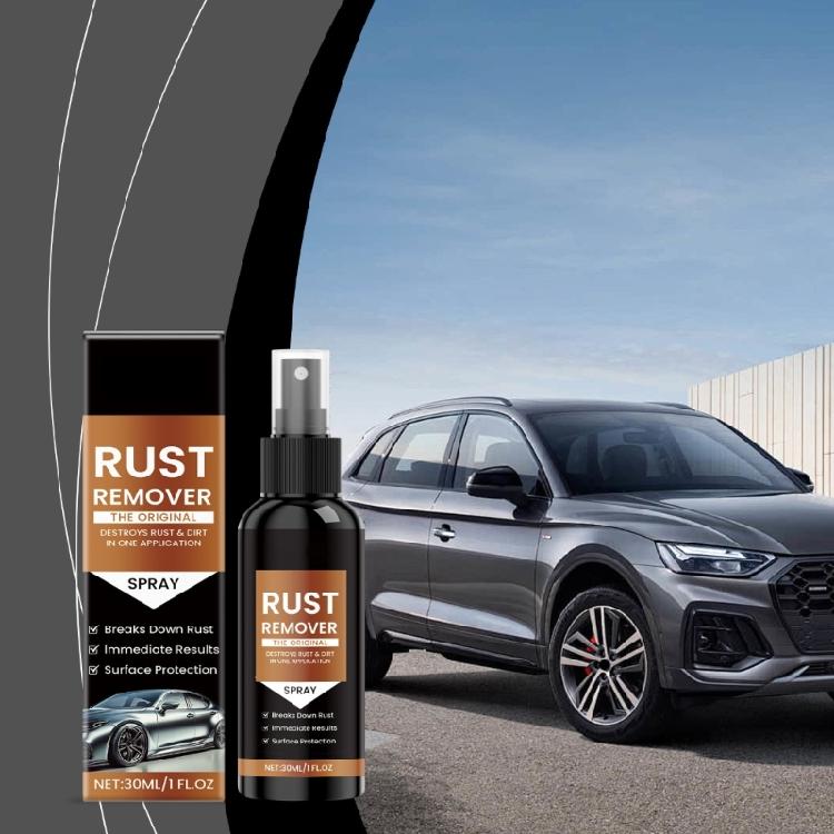 Powerful Oxidation Remover Sprayer for Car Parts Chains Tools Fast Reaction Formula Breaks Down Rust Without Scrubbing