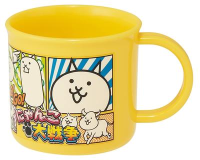 Lunch Box Plastic Cup 200ml for Dishwasher Made In The Battle Cats Children, Antibacterial, Safe, Japan, (KE4AAG-A)