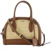 Rayleigh Handbag 2WAYShoulder Brown Straw/leather Women Used