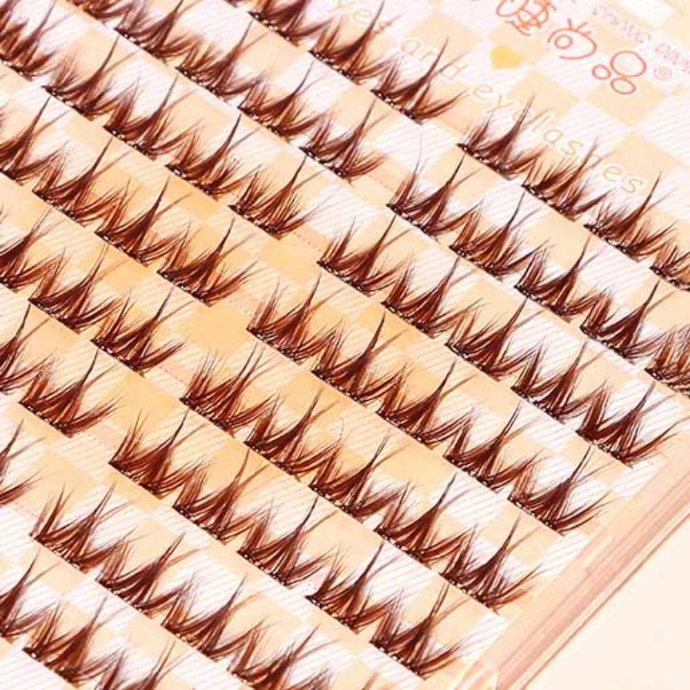 DIY Self-adhesive Lash Clusters Sweet Glue Free Fake Lashes Adhesive False Eyelashes  Women/Girls