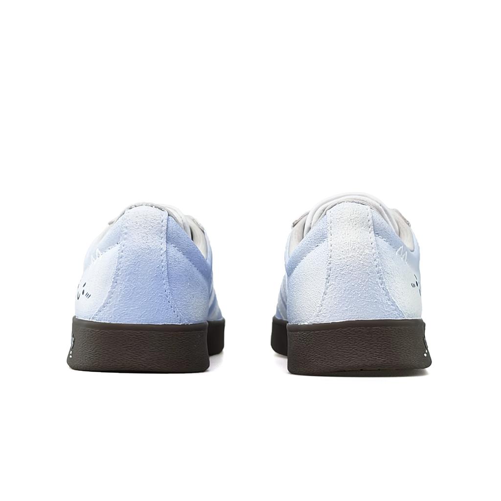 Adidas VL COURT 2.0 Cloud Edge Milk Blue, Special Shopping Bag Lightweight Low top Skateboard Shoes Unisex White Blue JS3003(Team920-BOX2)