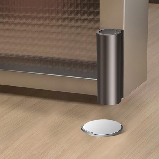 Magnetic Door Stopper Wall Protector No Drilling Anti-collision Windproof Door Catch Holder Duty Carpet Tile Concrete Wooden Floor Mount Doorstop