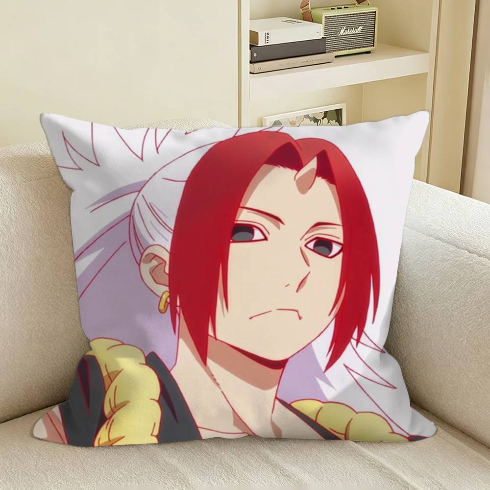 Yuru Anime Yomi no Tsugai Square Sofa Pillow Cover Solid Color Living Room Home Decor Cushion Case