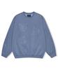 YESEYESEE Y.E.S Pigment Embroidery Sweatshirt Blue