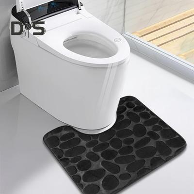 Podložka na toaletu odolná proti opotřebení Super absorpční neklouzavý design Dekorativní podložka do koupelny ve tvaru U
