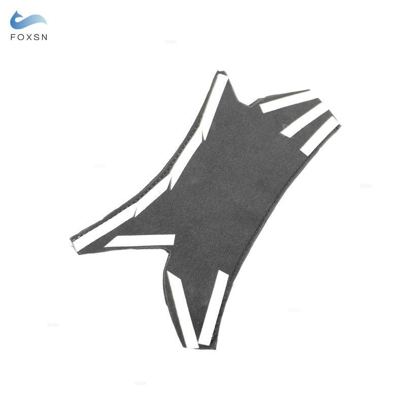 Copertura Maniglia Porta Interna Sinistra Auto Cucita a Mano Filo Rosso Blu Copertura Rivestimento in Pelle Scamosciata Per BMW Serie 3 E90 E91 325 330