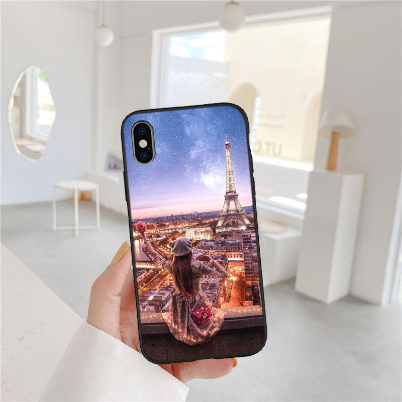 PP35 France Paris Eiffel tower Phone Case for OPPO A40 A60 A80 A15 A16 A16K A12 A17 A17K A54 A54S A53 A53S A55 A56 A57 A98 F23