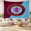 Aston Villa Football Wall Tapestry, Soft Fabric Wall Hanging, Decorative Backdrop For Bedroom Home Wall Art