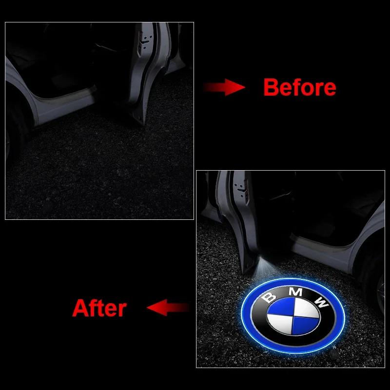 LED Auto Tür Willkommen Höflichkeitsleuchte Projektorlicht Für BMW F10 F20 F30 X5 E70 E60 X3 X6 Z E90 E92 E83 E87 E46 3 5 6 7 Serie M