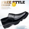 Leather velvet winter men's warm leather shoes thickened middle-aged dad winter soft-soled shoes
