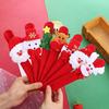 6pcs Christmas Clap Bracelets Xmas Slap Bands Santa Claus Snowman Reindeer Bear Xmas Decorations Party Favors Gifts