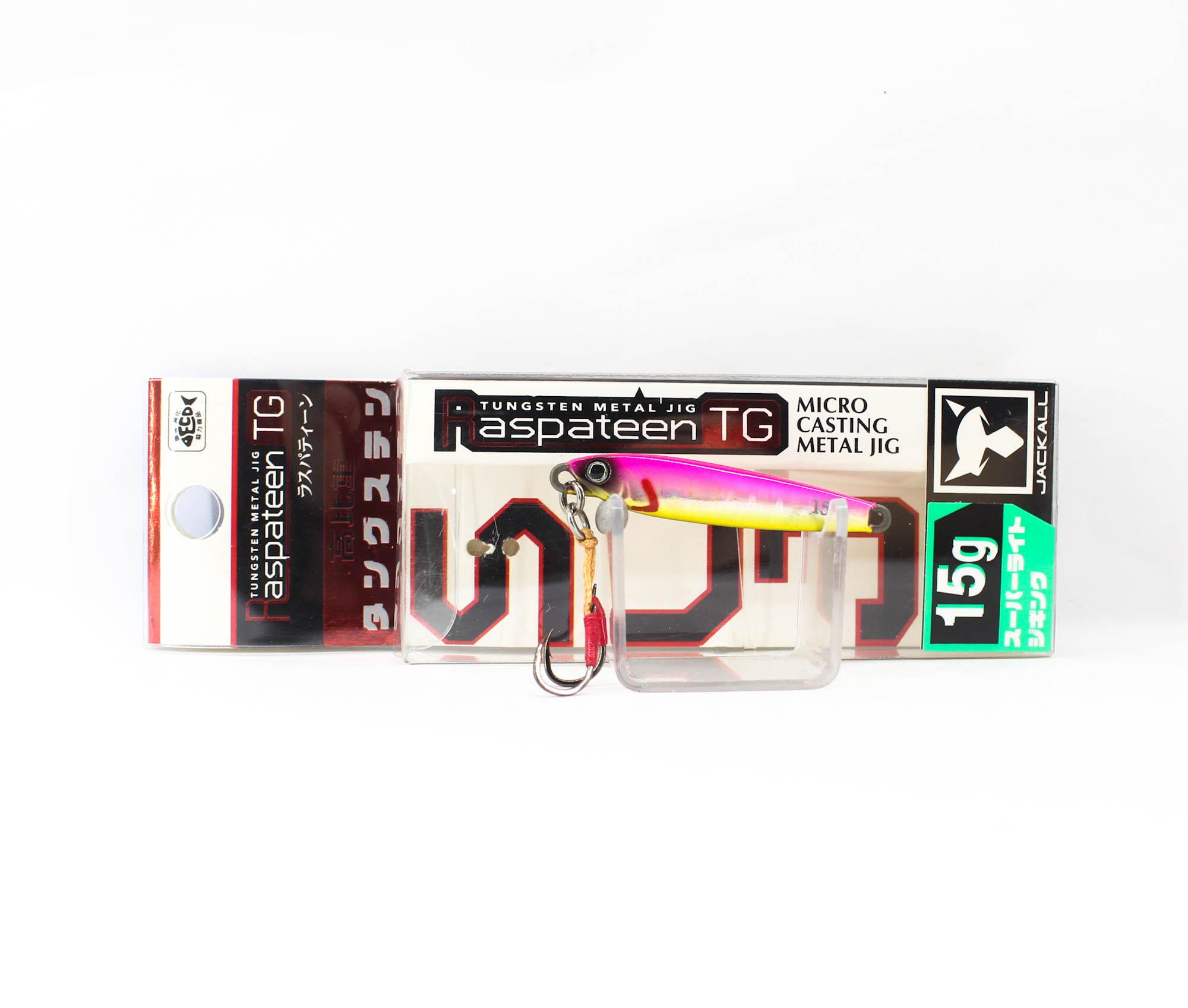 

Jackall Metal Jig Raspateen TG Tungsten 15 grams Pink Gold (3554)