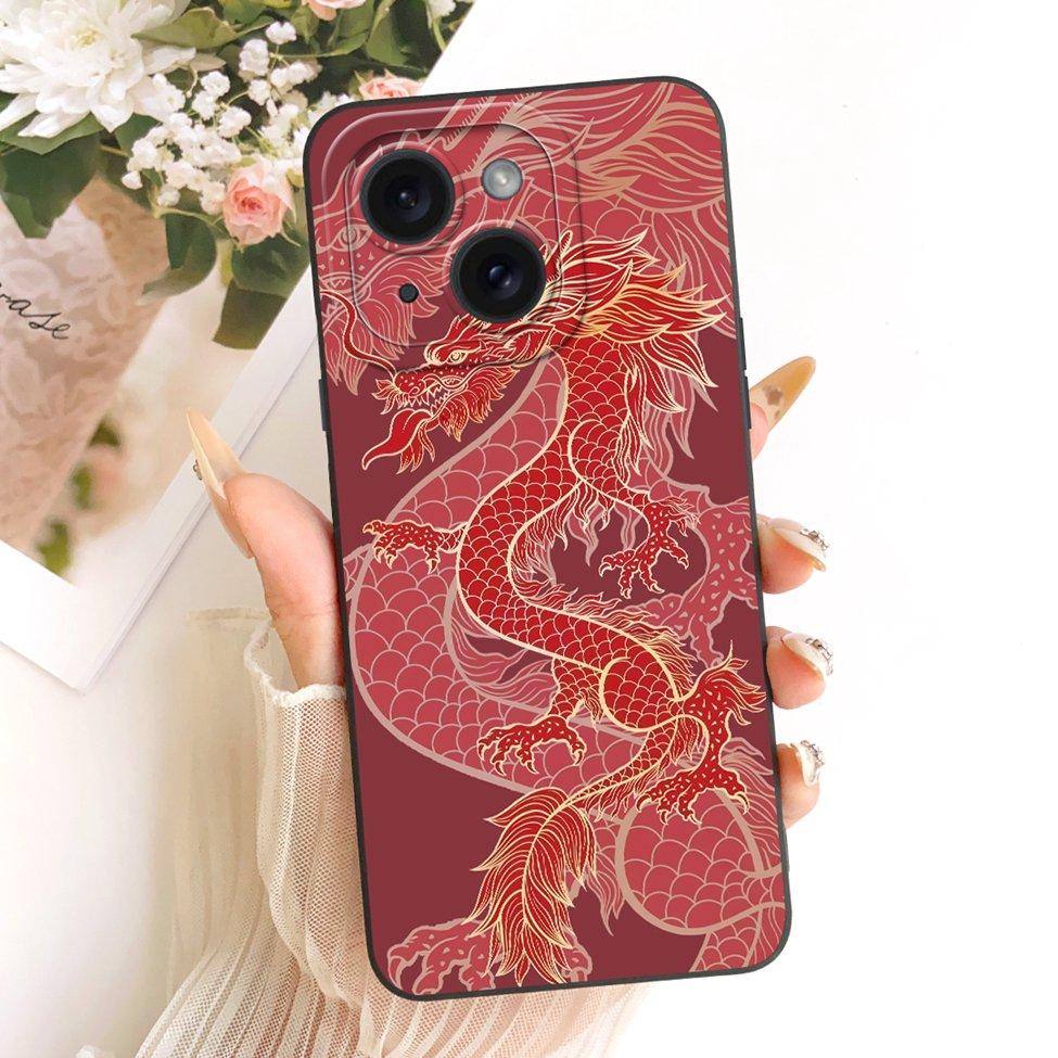 6.1'' Casing For iPhone 15 Case Fashion Cartoon Cute Funny Painted Silicone Phone Cover A3090 A2846 A3089 A3092