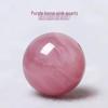 7A Natural Purple Horse Pink Crystal Round Loose Beads for DIY Bracelets & Necklaces