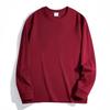 Heavyweight 300g Pure Cotton Long Sleeve White Basic T-shirt, Unisex Solid Color Base Layer
