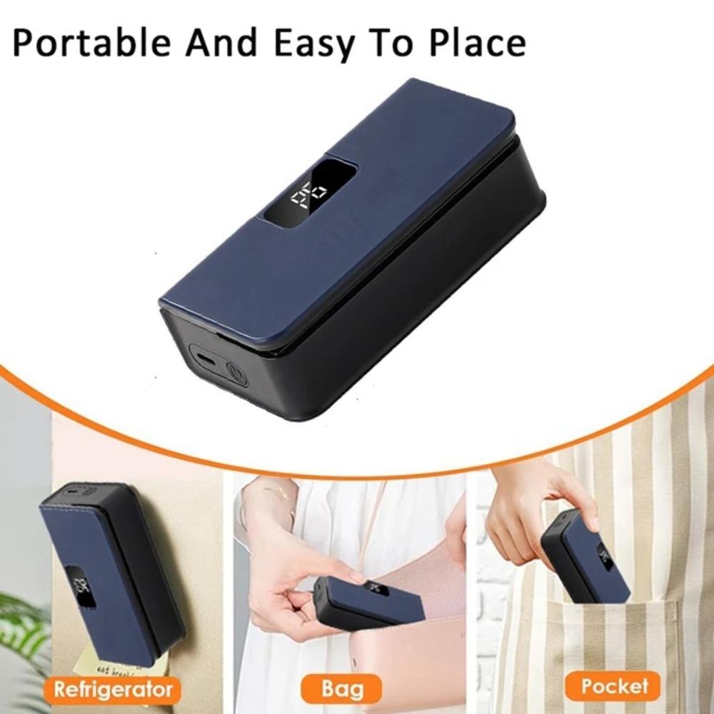 USB Rechargeable Heat Bag Sealing Machine Bottom Magnet Sealing Clip  Heat Seal Tool