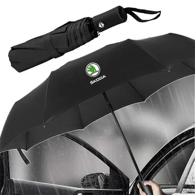 1 Stück Automatischer Regenschirm Outdoor Sonnenschirm UV-Schutz Schirm für Skoda Scala Octavia Mk3 Fabia 2 Superb 2 Kamiq Kodiaq VRS