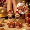 Large Hanging Gift Bags for Christmas 3D Knit Animal Stockings Rudolph Reindeer Highland Cow Fox And Personalized Xmas Holders Family Polar